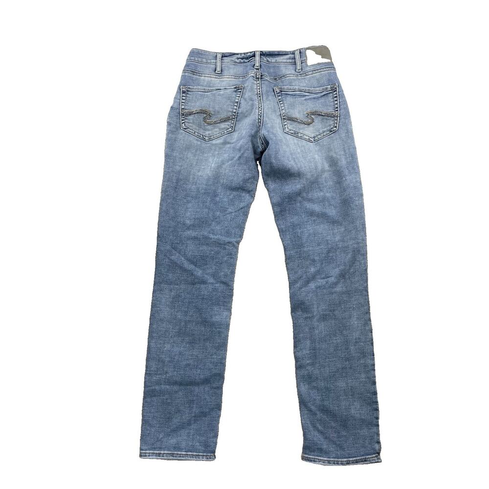Silver Jeans Zac Men Denim EMC Denim Size 32 x 34" Inseam Blue Stretch 66-2